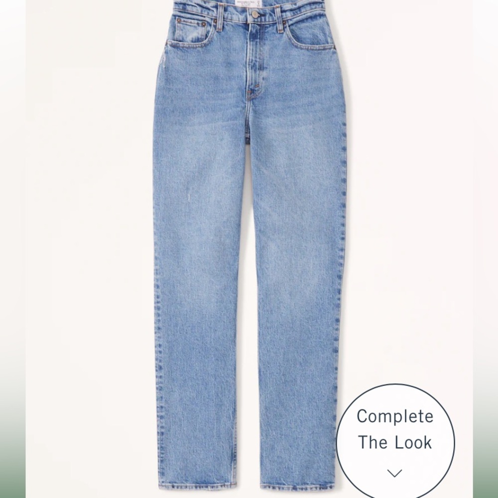 Abercrombie Ultra High-Rise 90s Jeans in Medium Wash